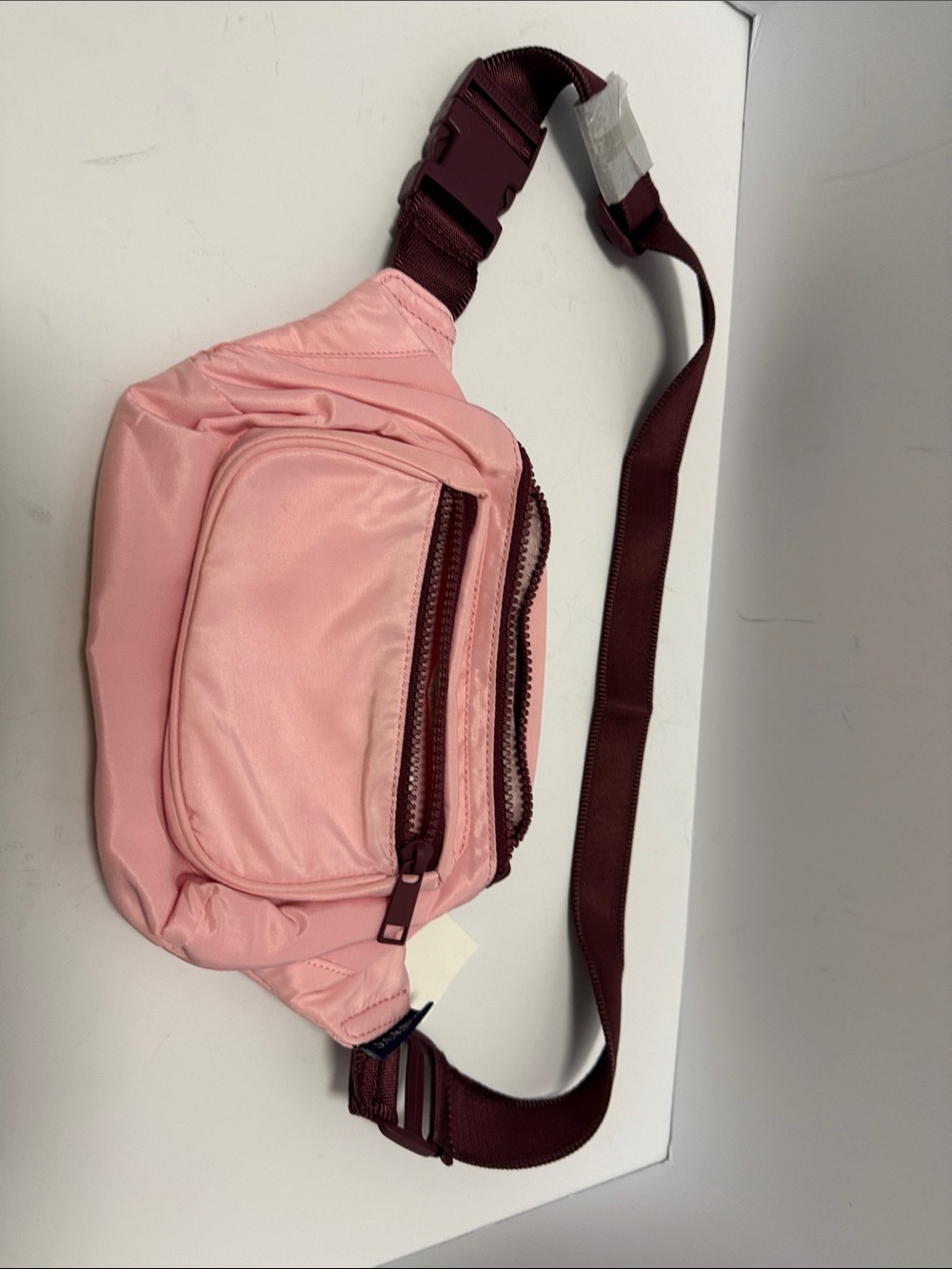Pink and Burgundy Women’s Crossbody Sling Bag